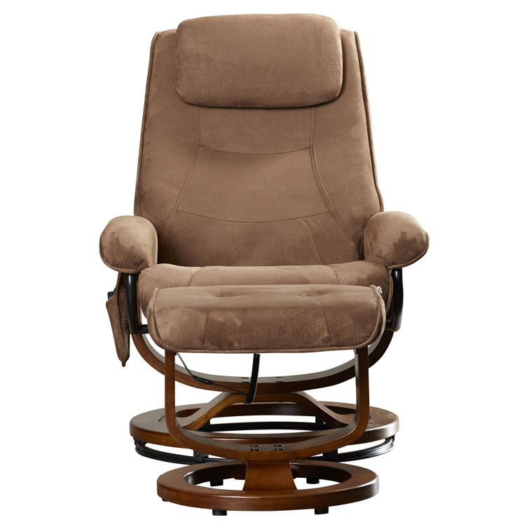 Charlton Home® Reclining Heated Massage Chair with Ottoman & Reviews